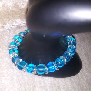 Blue Glass bracelet